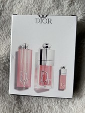 DIOR ADDICT 3-PIECE SET 001 Pink Lip Glow, Lip Maximizer Mini LIP ESSENTIALS
