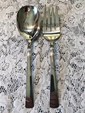 ROGERS MFG CO. Large SERVING SET FORK & SPOON Original Rogers