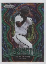 2022 Panini Prizm Illumination Green Donut Circle Cedric Mullins #IL-9 0x1