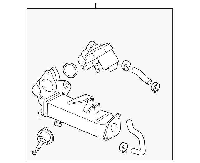 Enfriador EGR para BMW 328d 2014-2018 (P/N 11-71-7-823-210)