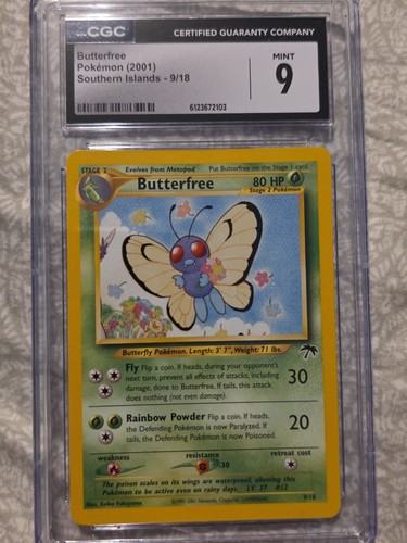 Butterfree graded CGC 9 for sale on eBay