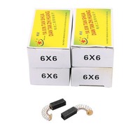 5 Paar Bohrmaschine Motor Rotierend Elektrowerkzeug KohlebüRste 6X6