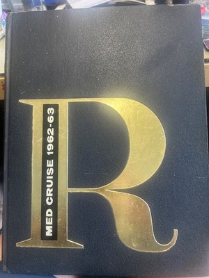 USS FD Roosevelt Navy Med Cruise Book 6th Fleet 1962 63 Mediterranean Carrier
