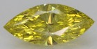 Cert 2.55 Carat Canary Yellow VS1 Marquise Natural Enhanced Diamond 14.79x6.82mm — photo 1
