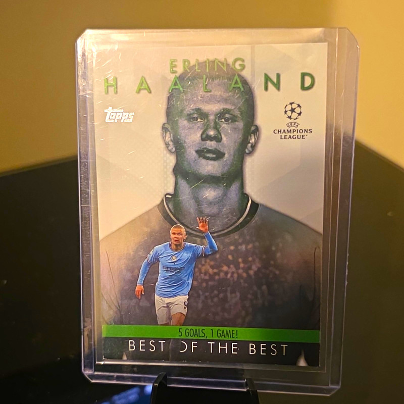 Topps 2023-24 UEFA Club Competitions Erling Haaland Man City BM-3 Insert