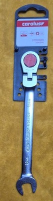Carolus by GEDORE Ringratschenschlüssel mit Gelenk + Gabelschlüssel 12 mm, neu