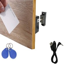 WOOCH RFID Lock Electronic Cabinet Lock, Hidden DIY Lock with USB Cable for W...
