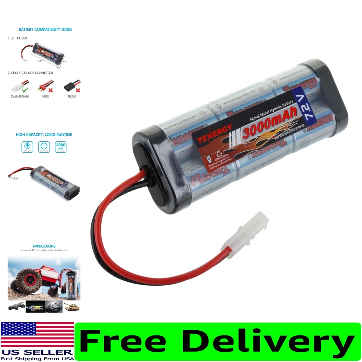 Batterie NiMH DXF 7,2 V 3600 mAh - Batterie haute capacité pour