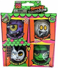 Schylling Halloween Spooky Squishkins Teenie Needoh Haunted House 4-Pack See Pic
