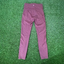 Lululemon Invigorate High-Rise Tight 25  Size 4 Women Heathered Mulled Wine