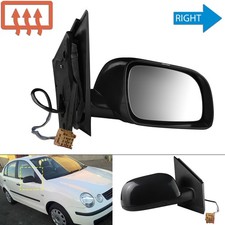 Rechts Beifahrerseite Außenspiegel Elektrisch Beheizbar für VW Polo IV 9N 01-05