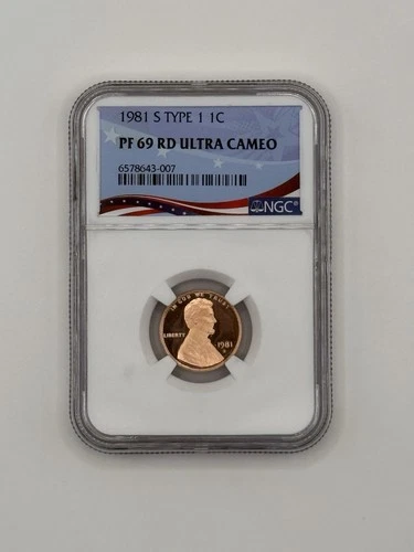 1981 S Type 1 Lincoln Memorial Cent NGC PF 69 RD ULTRA CAMEO