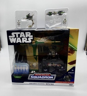 STAR WARS MICRO GALAXY SQUADRON 41st Elite Bundle Gunship + CHASE ARC Speeder
