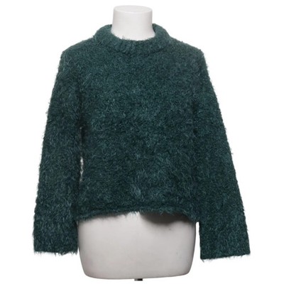NA-KD, Strickpullover, Größe: S, Feather Wide Sleeve Sweater, Grün #8VT