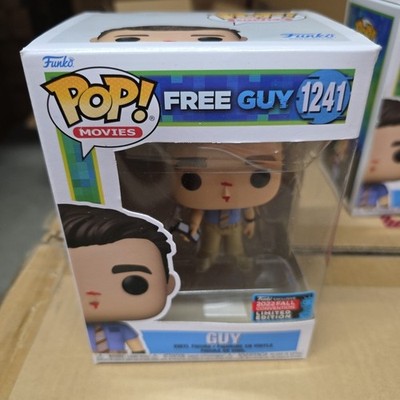 Free Guy Blue Shirt Guy Funko Pop #1241 SDCC 2022 Exclusive