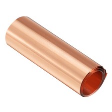 1000mm x 100mm x 0.03mm Copper Sheet Roll Metal Foil DIY Plate