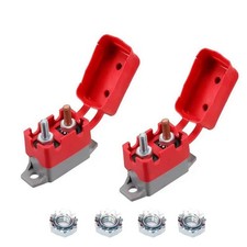 2pcs DC 12V - 24V Automatic Reset Circuit Breaker, 30 Amp Reset...