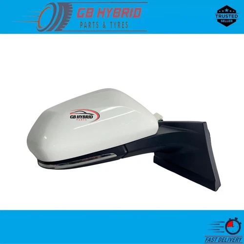 Toyota Prius 2016-2022 Driver Side Mirror White With BSM Electric Auto Fold