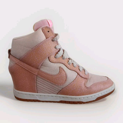 Nike Dunk Sky Hi Vintage Größe UK 5,5 EUR 39 (543257 040) PINK