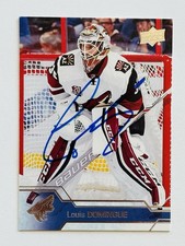 Louis Domingue Arizona Coyotes Autographed 2016-17 Upper Deck NHL Card #262 COA