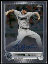 2022 Topps Chrome #RA-AB Anthony Bender Rookie Autographs