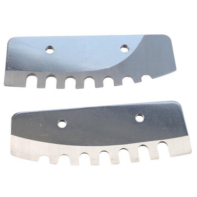Efficient 8 Inch Ice Auger for blades Replacement Set Of 2 Stainless Steel