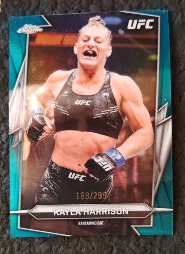 2026 Topps Chrome Kayla Harrison Teal Parallel /299 #55