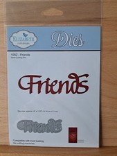 453 Elizabeth Craft Designs Friends Word Die