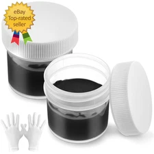 2 Jar Total 3. 53 Oz 600 Grit Valve Lapping Compound Bore Grinding Paste