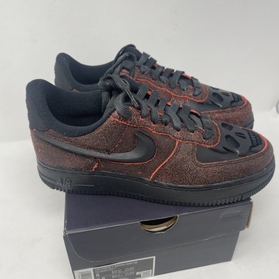 Nike Air Force 1 Retro Halloween Skull Black Crimson Men s Size 5 HV2016-001