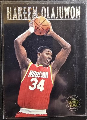 1993-94 Skybox Premium The Center Stage #CS6 HAKEEM OLAJUWON Rockets