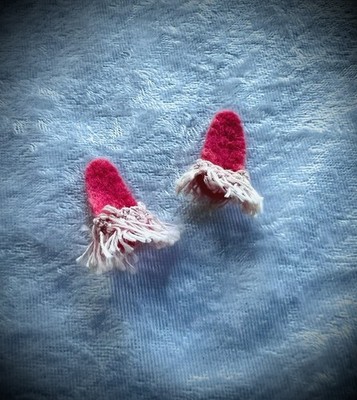 Vintage Skipper Doll Dreamtime Pink Slippers  ~ 1960's #1909~ Super Cool Design