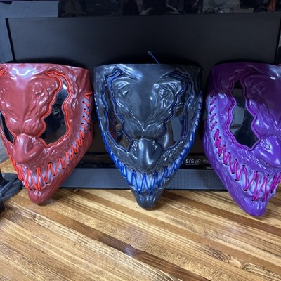 Venobat LED Light Up 3 Pack Of Halloween Masks For Adults/Kids