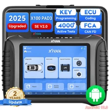 2025 XTOOL X100 PAD3 SE V2.0 IMMO Key Programmer Auto Diagnostic Tool 38 Service