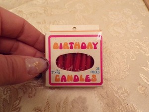VTG Birthday Candles Dripless Smokless