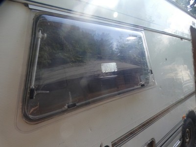 Caravan window, Coachman VIP 99 x 60cm, hinge,catches,seal, support struts B