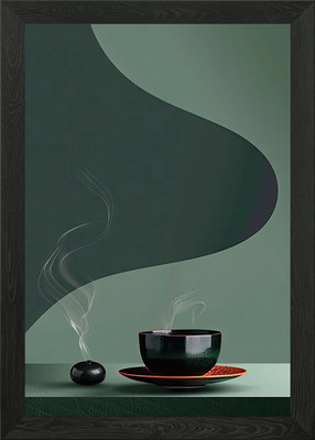 Kaffeetasse gerahmt Wandbild Poster Leinwanddruck Bild