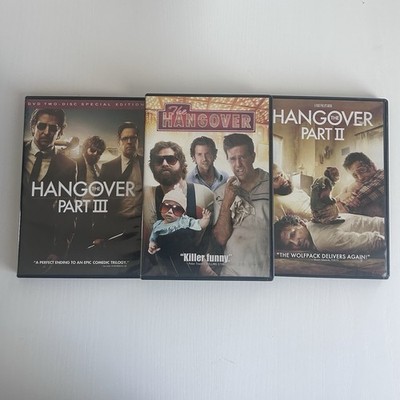 The Hangover Trilogy Lot DVD 3 Movie Set