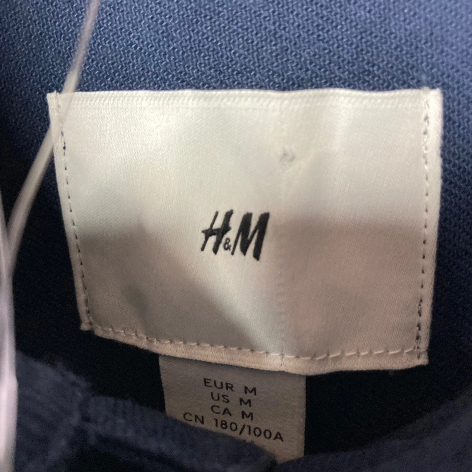 Chaqueta de trabajo de sarga de algodón azul marino de H&M para hombre talla mediana nueva con etiquetas Foto 3 de 4