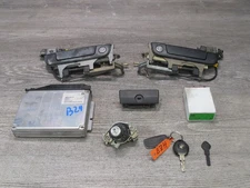 1998 BMW E36/7 Z3 2.8L M52 A/T ENGINE ECU DME EWS DOOR GLOVE TRUNK LOCK KEY SET