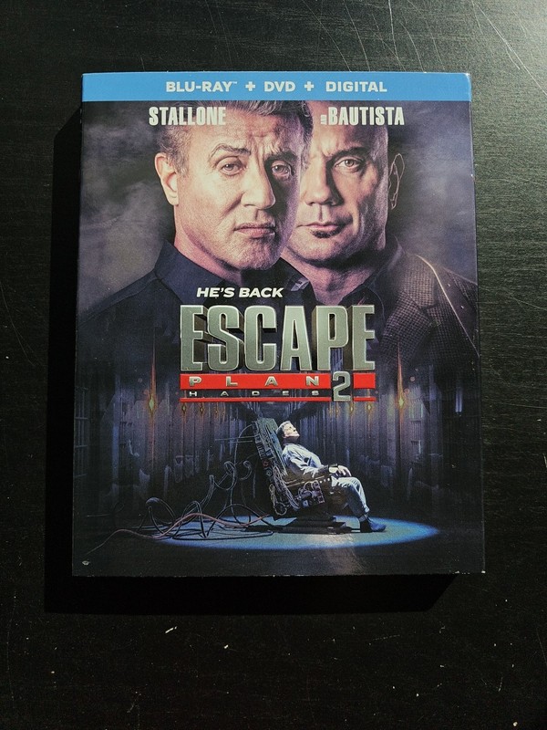 Escape Plan 2 (Blu-ray, DVD, 2018)