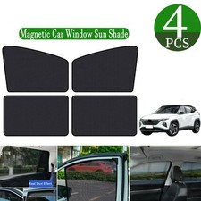 4x Magnetic Car Window Sun Shade Uv Protection Frontrear Side Window Curtain 4x Magnetic Car Window Sun Shade Uv Protection Frontrear Side Window Curtain