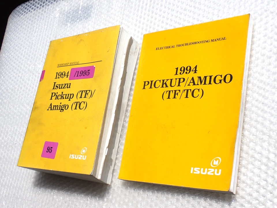 1994 ISUZU PICKUP AMIGO [TF TC] WORKSHOP SERVICE REPAIR MANUAL SET W/ELECTRICAL - Image 2 of 2