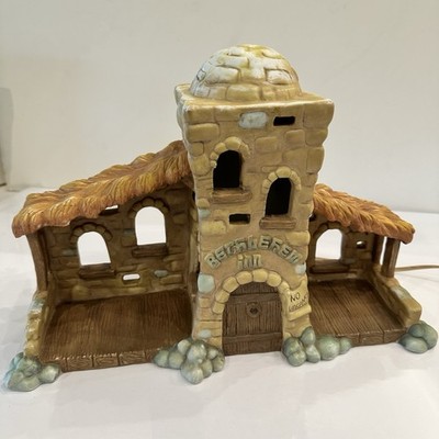 VTG Dreamsicles Bethlehem Inn DX474 Porcelein Light Up Christmas Display 96 Work