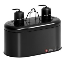 Dual Reptile Light Fixture for Reptile Dome UVB Lamp Fixture Dual Reptile Ref...