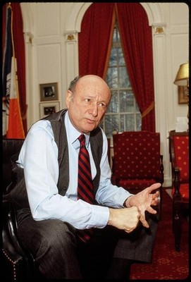 Photo:New York City Mayor Ed Koch 1982 Portrait in Office