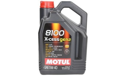 For MOTUL 8100 X-CESS GEN2 5W40 4L Engine Oil 5W40 4L 8100 109775 Engine oil 81