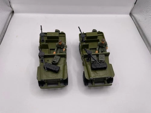 Dinky Toys Vintage Model 612 US Commando Jeep x 2