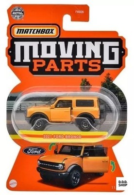 1/64 2021 Ford Bronco Matchbox Moving Parts Diecast SUV lose