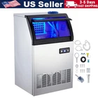 Commercial Ice Maker 120lb Stainless Steel Bar Restaurant Cube Machine